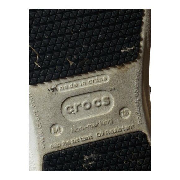 Crocs Specialist II Professional White Bistro / Hospital Clogs Mens Size 13 - Picture 10 of 10